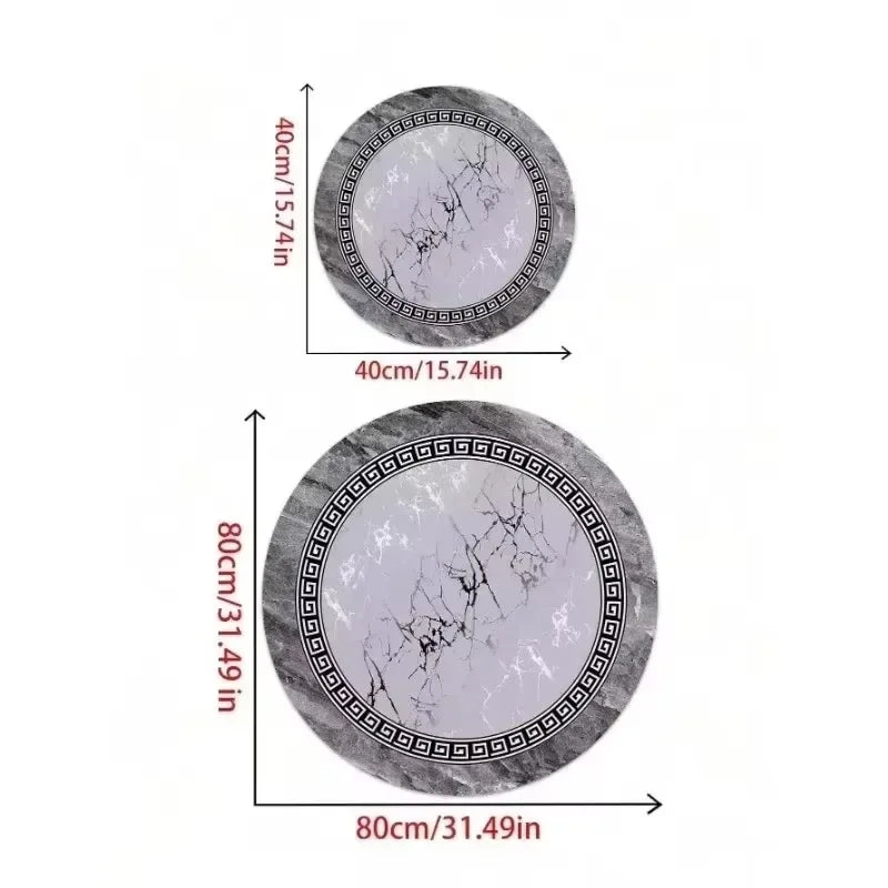 Kiwi Fruit Round Living Room Rug