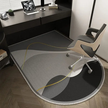 Gaming chair floor mat anti-slip soundproof bedroom rug