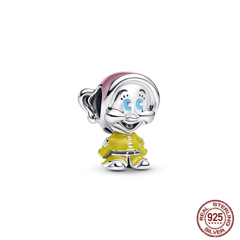 Disney S925 Sterling Silver Charm Beads For Women Bracelet