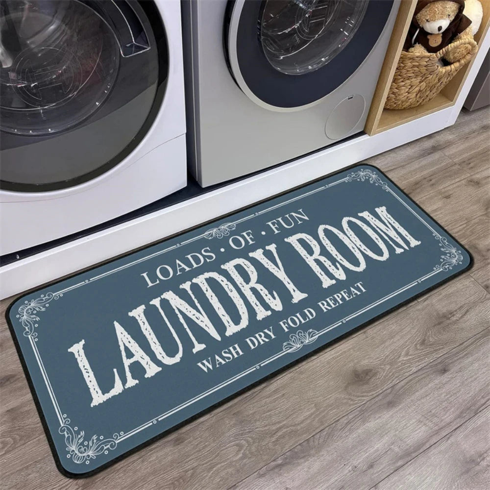 Non-Slip Long Strip Laundry Kitchen Runner Rug
