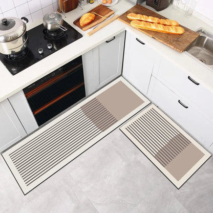 Long absorbent non-slip kitchen mat