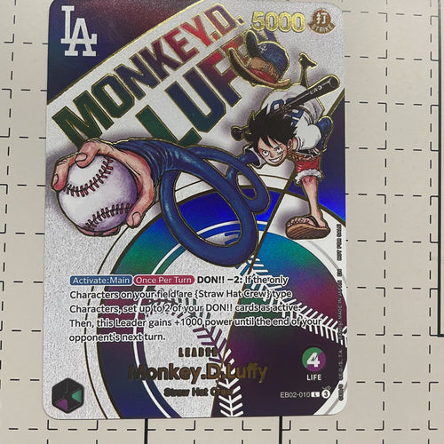 One Piece Baseball Anime Trading Card Collection Set