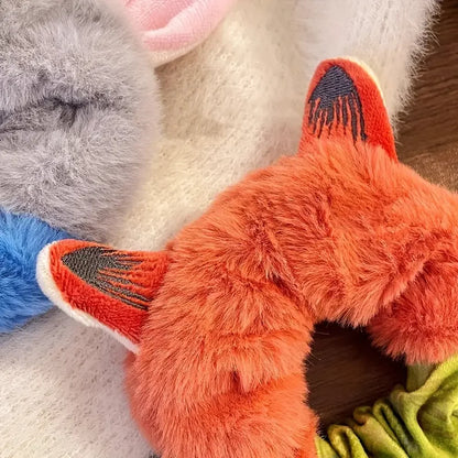 Kawaii Bunny Fox Hair Scrunchies