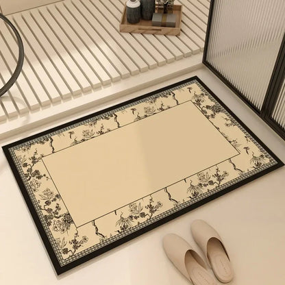 French Diatom Mud Bathroom Non-Slip Floor Mat