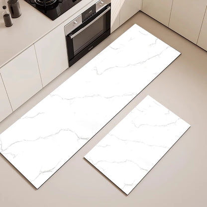 Diatom Mud Kitchen Floor Mat Cuttable Oil-Proof Non-Slip Absorbent Long Door Rug