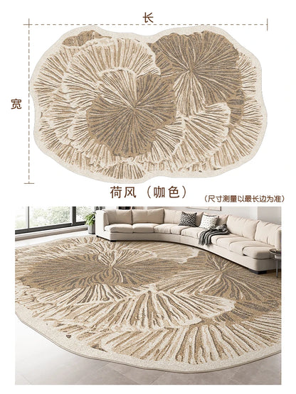 French Style Light Luxury Irregular Fluffy Area Rug