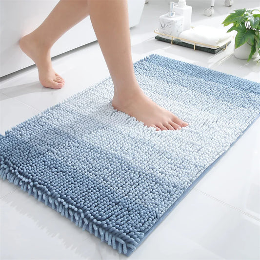 Olanly Chenille Thick Absorbent Bath Rug