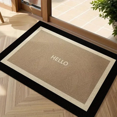 VIKAMA “Hello! Welcome” Stain-Resistant Entrance Doormat