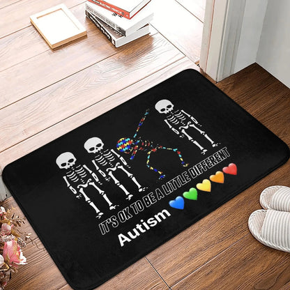 Funny Skeleton Meme Welcome Mat
