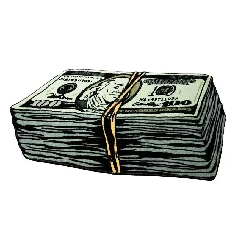 Money Shaped Dollar Rug