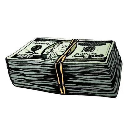 Money Shaped Dollar Rug