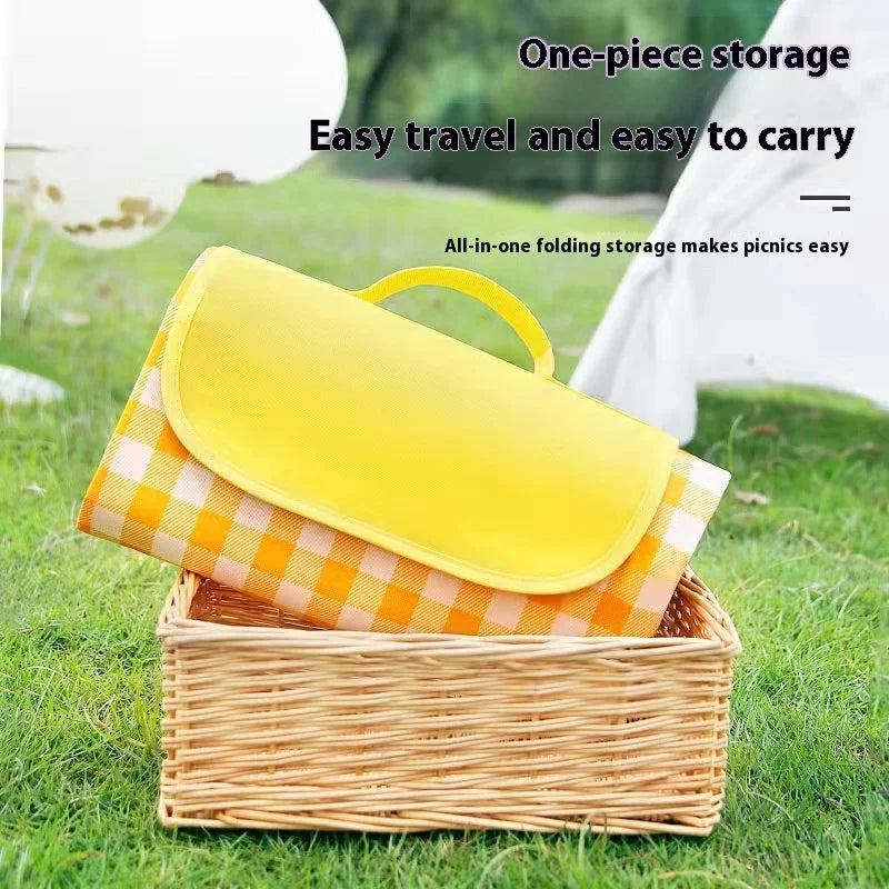 Foldable Picnic Mat Portable Sand Beach Mats Non Woven Fabric Thicken Tent Camping Blanket Pad Moisture Proof Outdoor Picnic Mat