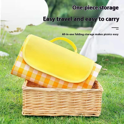 Foldable Picnic Mat Portable Sand Beach Mats Non Woven Fabric Thicken Tent Camping Blanket Pad Moisture Proof Outdoor Picnic Mat