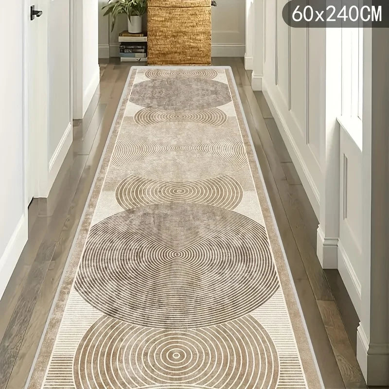VIKAMA Modern Minimalist Corridor Carpet Non-Slip Kitchen Balcony Bedroom Long Floor Mat