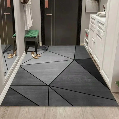 VIKAMA Modern Geometric Minimalist Large Area Rug