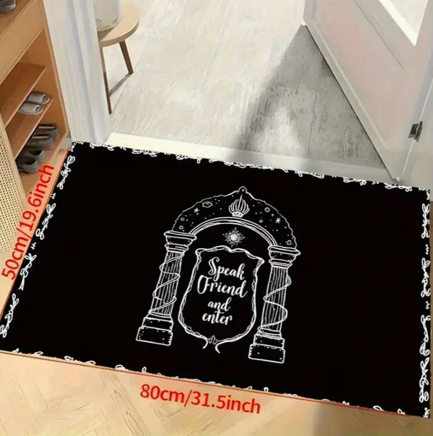 Vintage “Speak Friend and Enter” Doormat