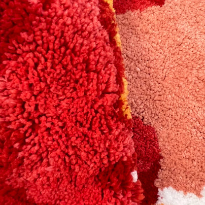 Tomato Tufted Cartoon Soft Area Rug