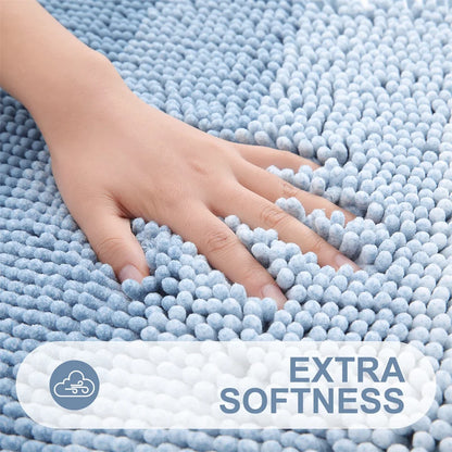 Olanly Chenille Thick Absorbent Bath Rug