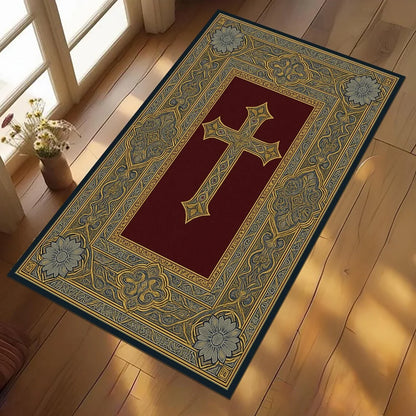 VIKAMA Personalized Muslim Prayer Rug Modern Islamic Carpet