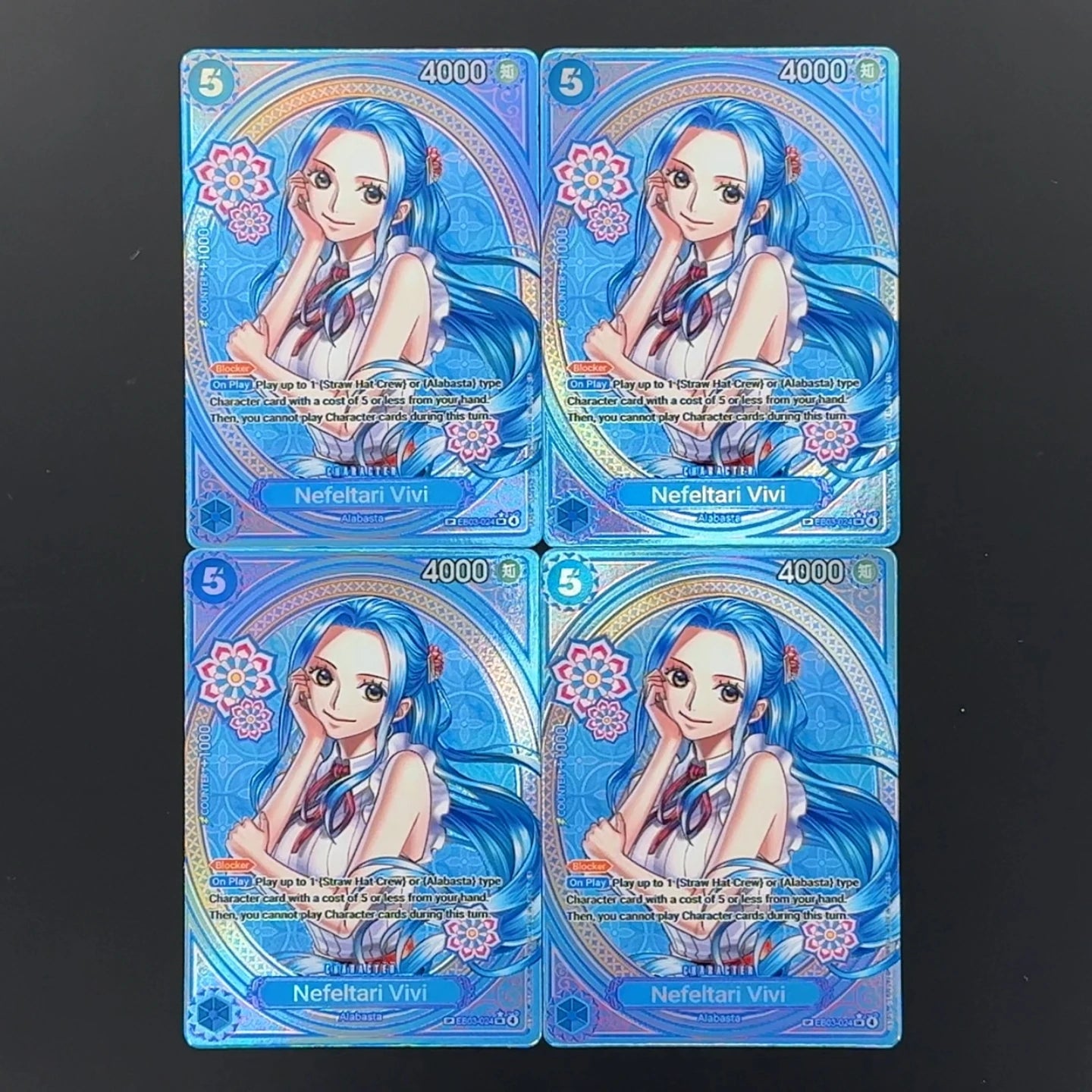 One Piece EB03 Heroines SP Textured Foil Card Set