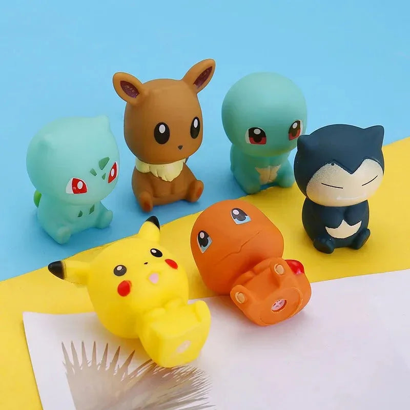 Pokemon Pikachu Bath Toy Set 6PCS
