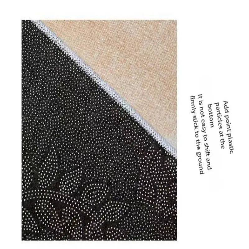 VIKAMA Mandala Patchwork Non-Slip Rug Bedroom Bathroom Living Room Kitchen Carpet Home Decor