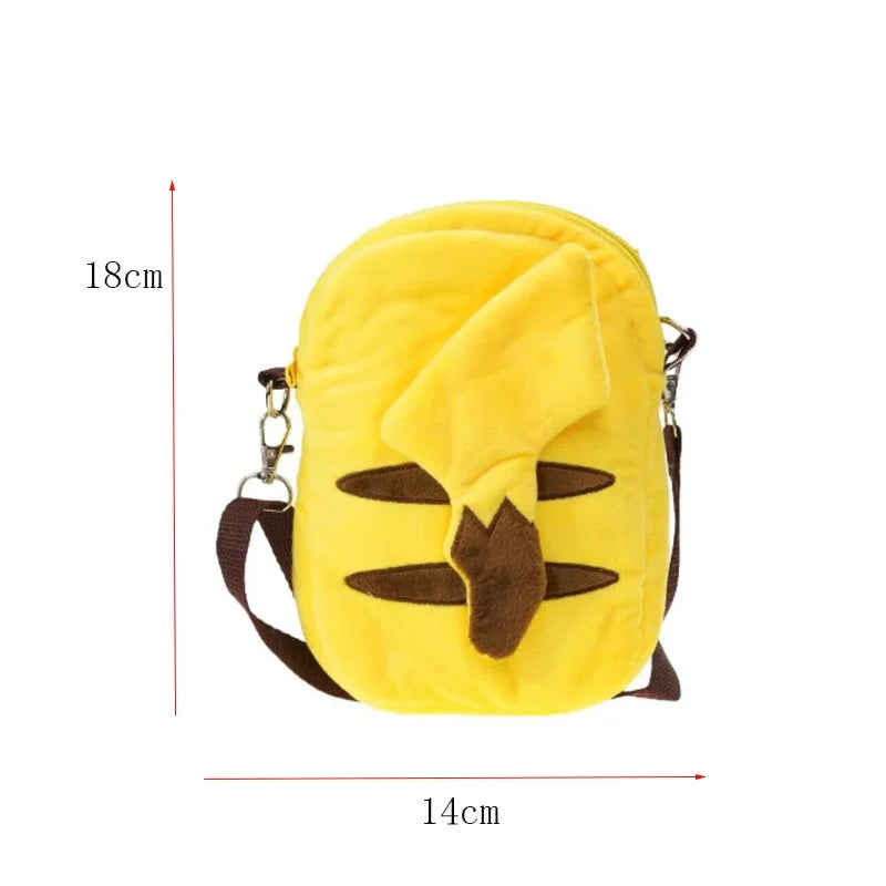 Pokemon Character Plush Backpack Anime Shoulder Bag Toy