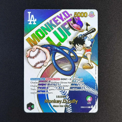 One Piece Dodgers Luffy Ace EB02 010 Foil Promo Card