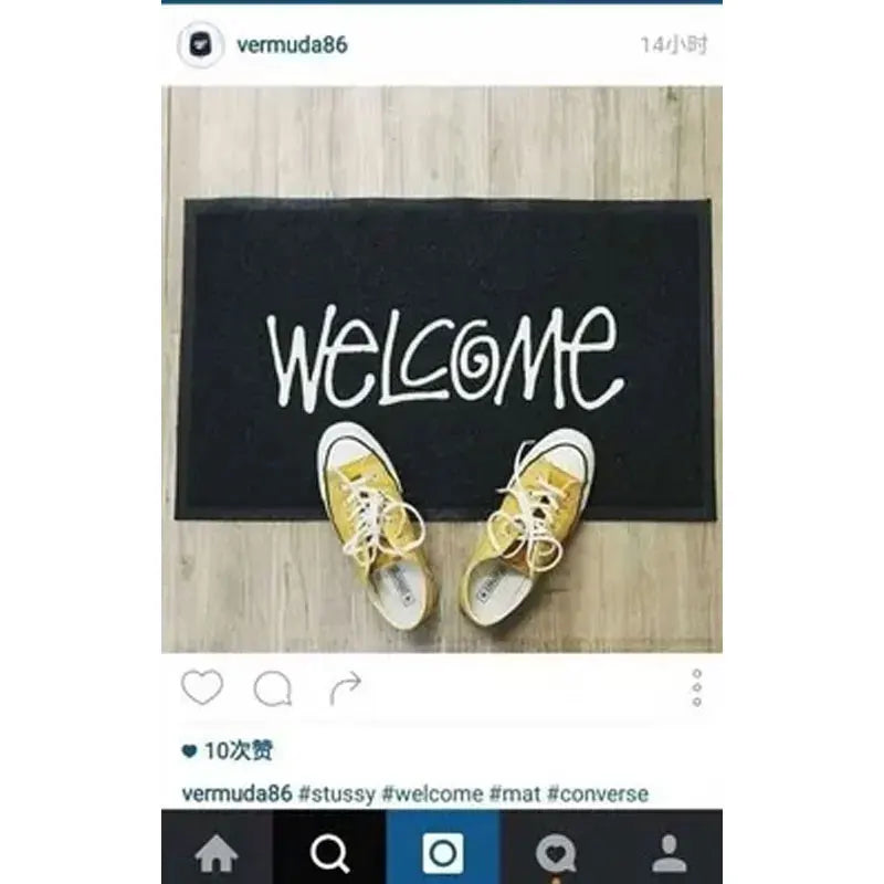 PVC Welcome Non-Slip Floor Mat