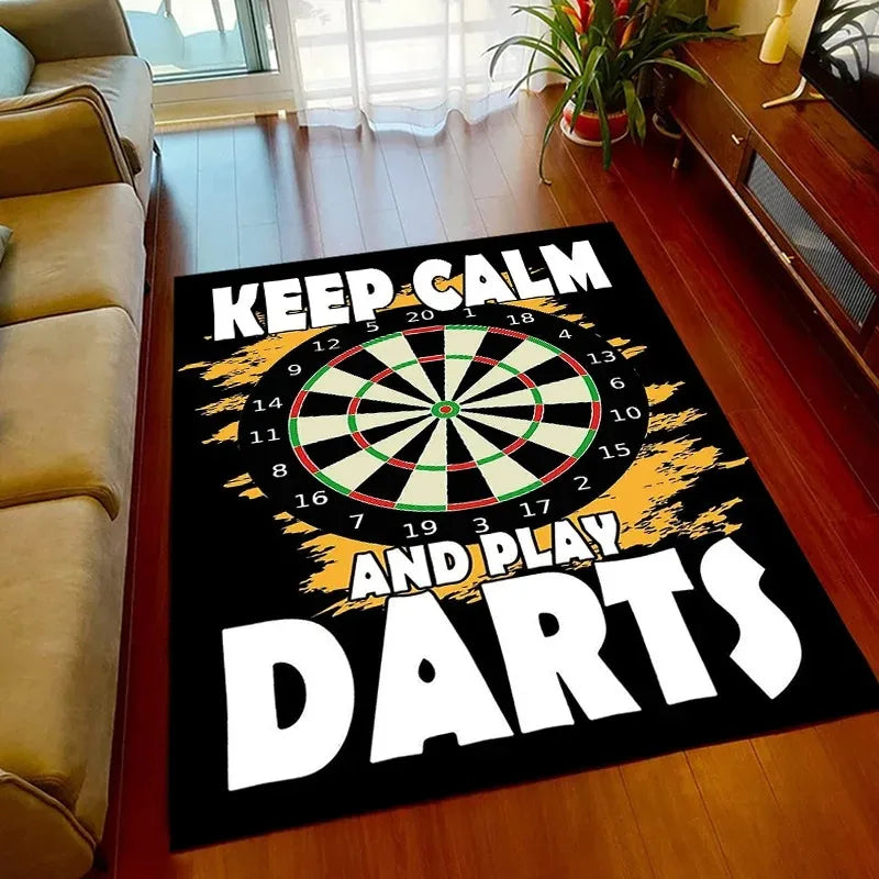 Dart Target Sport Game Area Rug
