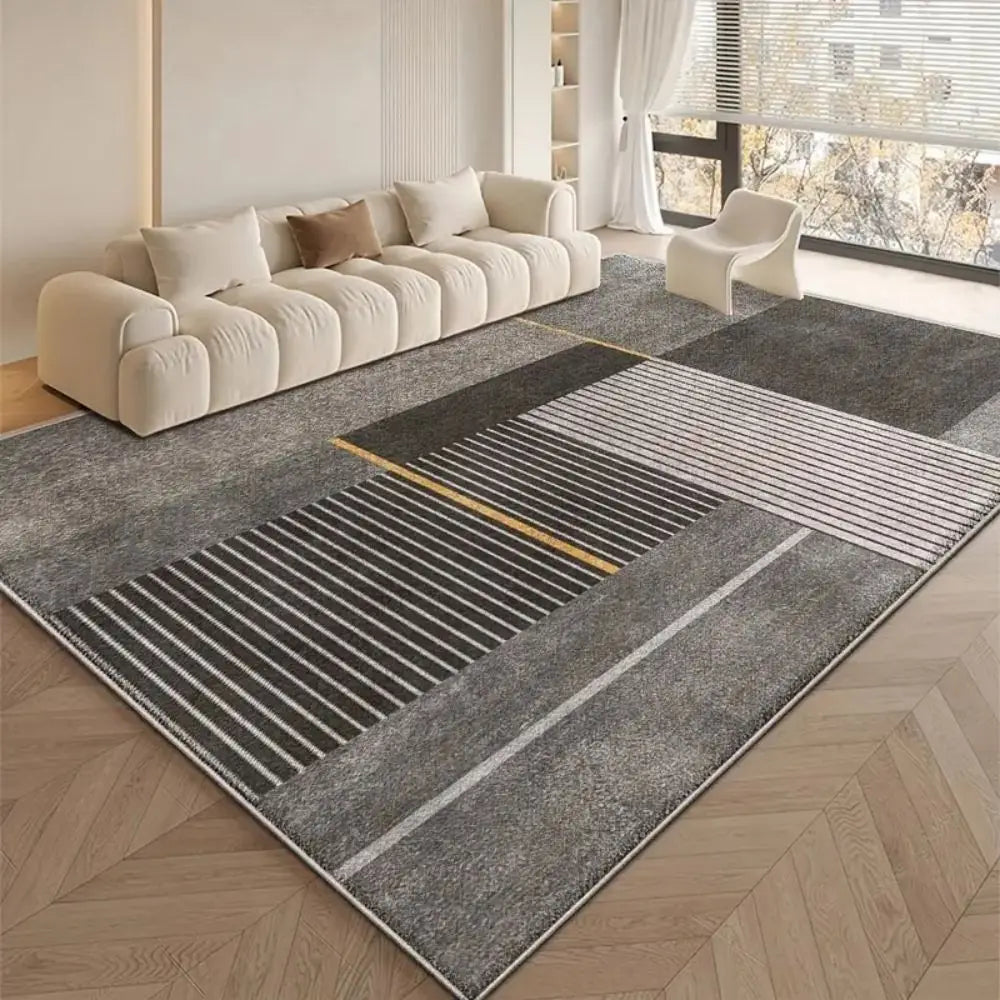 VIKAMA Modern Minimalist Luxury Living Room Area Rug