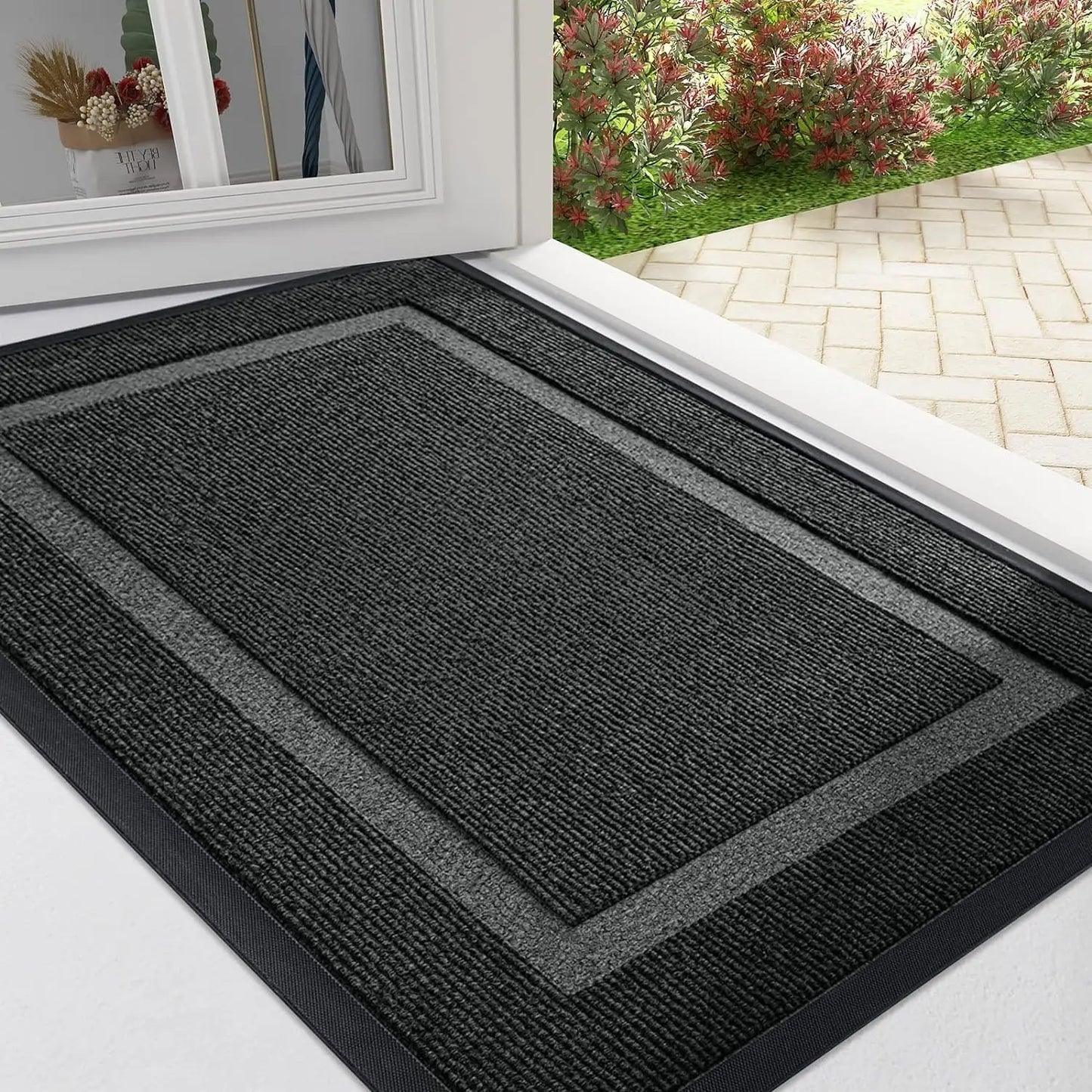 Olanly Heavy Duty Non-Slip Rubber Doormat