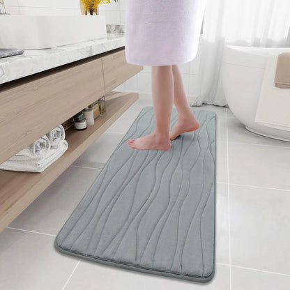 Olanly Memory Foam Absorbent Non-Slip Bath Mat