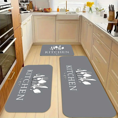 VIKAMA Kitchen Floor Mat Long Carpet Entrance Door Laundry Corridor Rug