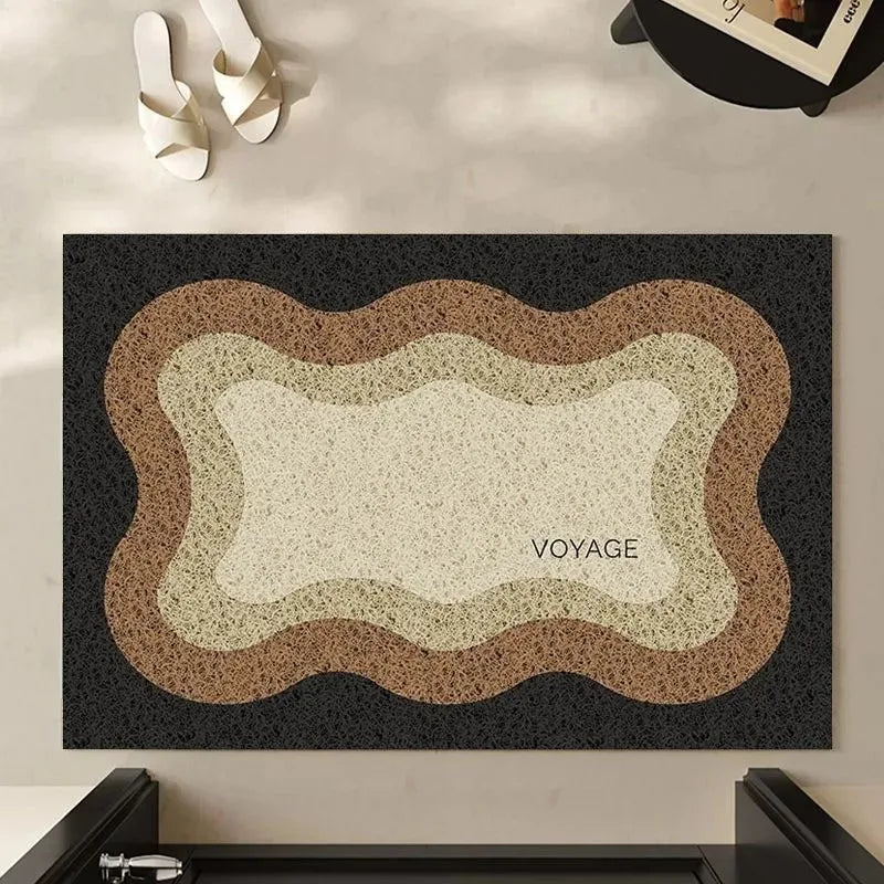Modern Geometric Abstract Floor Mat