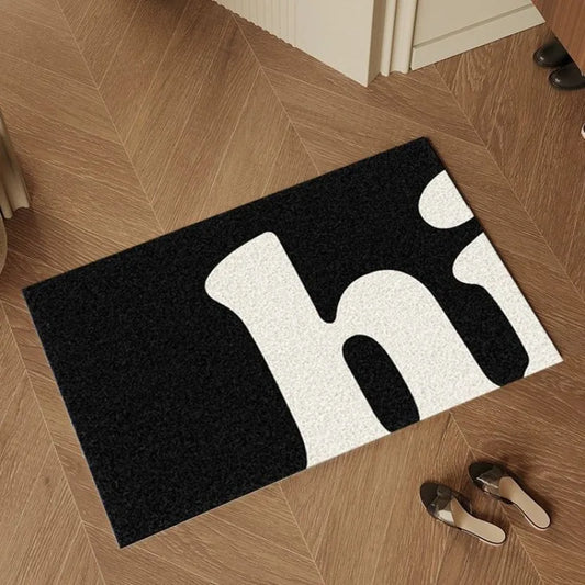 Faux Cashmere Absorbent Floor Mat Soft Non-Slip Bathroom Bedroom Entrance Carpet