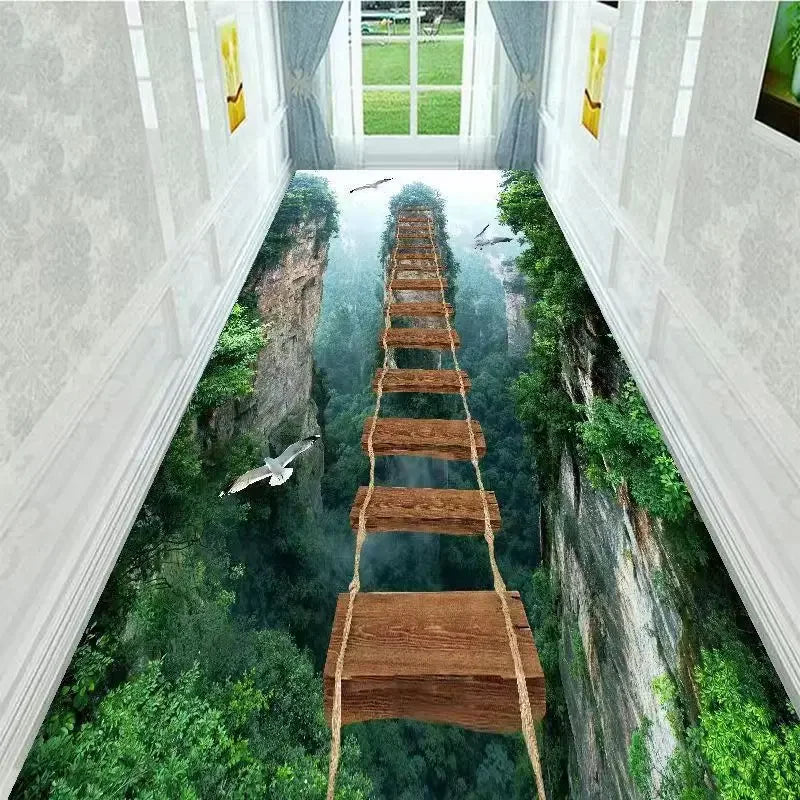 3D Nature Scene Corridor Rug