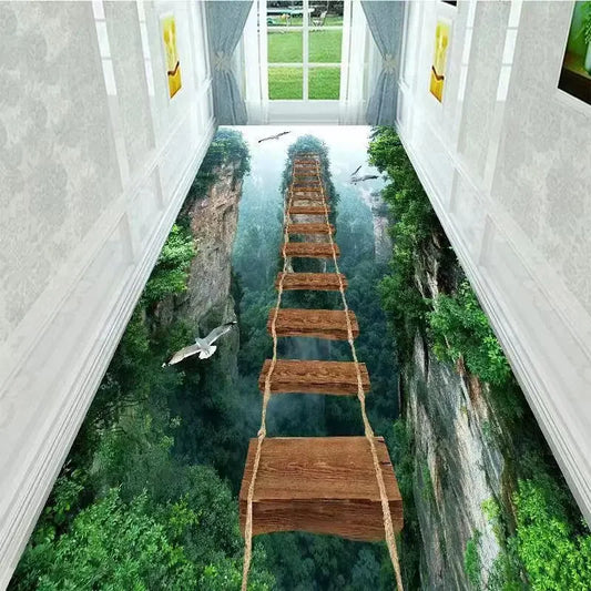 3D Nature Scene Corridor Rug