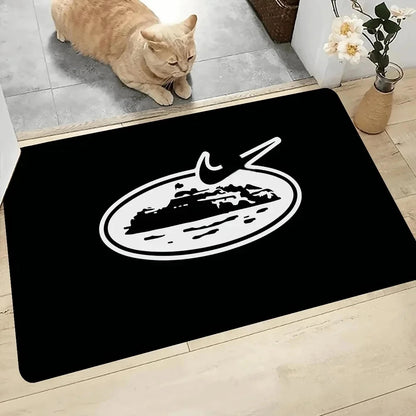 Devil’s Island English Carpet Kids Bedroom Rug Non-Slip Doormat Living Room Balcony Bedside Area Rug Home Decor