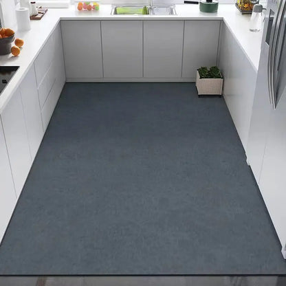Diatom mud anti-slip absorbent kitchen mat