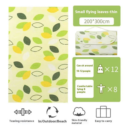 Foldable Picnic Mat Portable Sand Beach Mats Non Woven Fabric Thicken Tent Camping Blanket Pad Moisture Proof Outdoor Picnic Mat