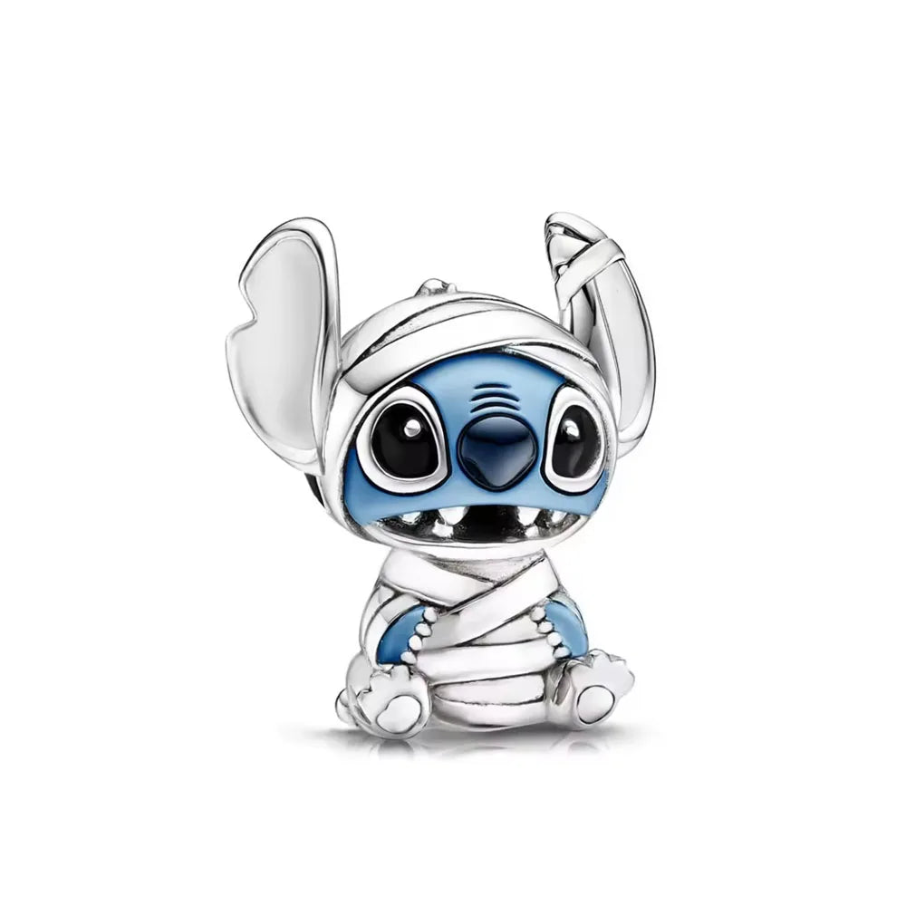 Disney 925 Silver Puppy Charm Bead For Bracelet Jewelry