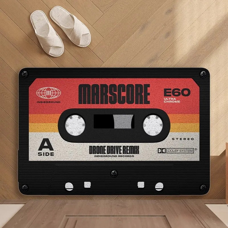 Retro Cassette Tape Floor Mat