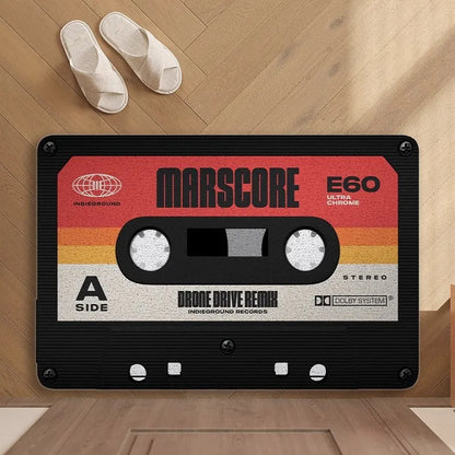 Retro Cassette Tape Floor Mat