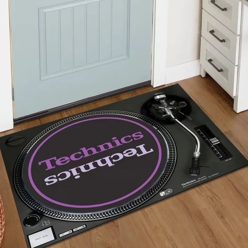 Cartoon Record Non-Slip Floor Mat
