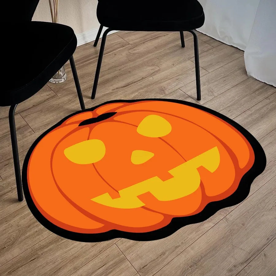 VIKAMA Halloween Ghost Imitation Cashmere Soft Area Rug