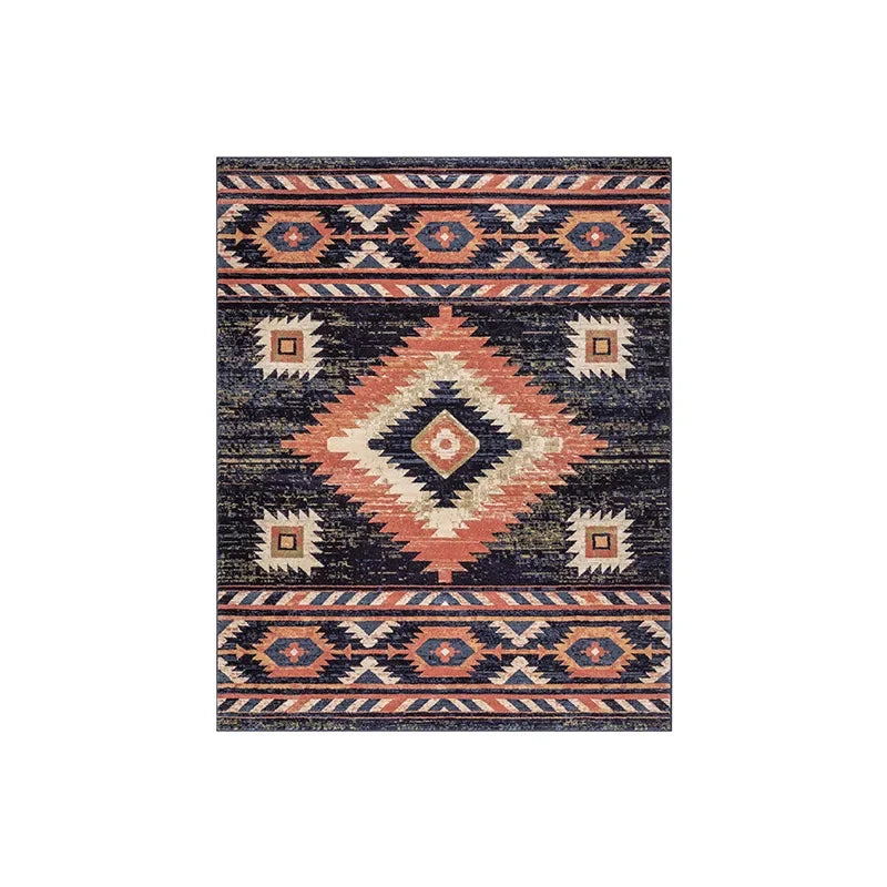 VIKAMA Moroccan Crystal Velvet Area Rug