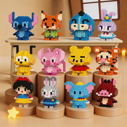 Disney Stitch Character Mini Building Blocks Toy Set