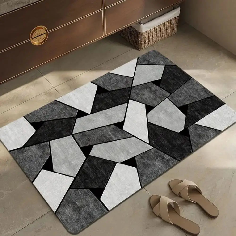 VIKAMA Modern Minimalist Luxury Living Room Area Rug