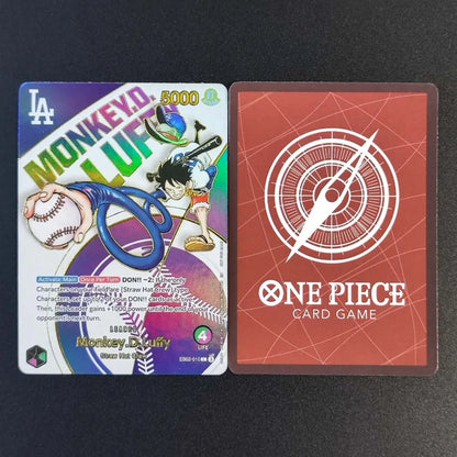 One Piece Dodgers Luffy Ace EB02 010 Foil Promo Card